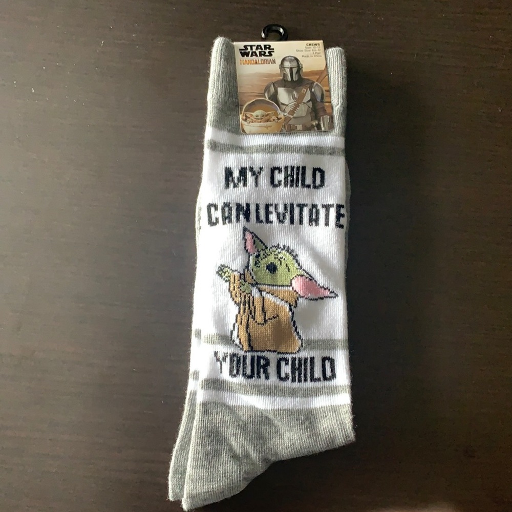 Baby Yoda Star Wars Mandalorian Socks